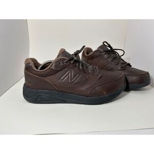 New Balance 928v3 Mens 9.5 4E Extra Wide Brown Leather Walking Shoes MW928BR3